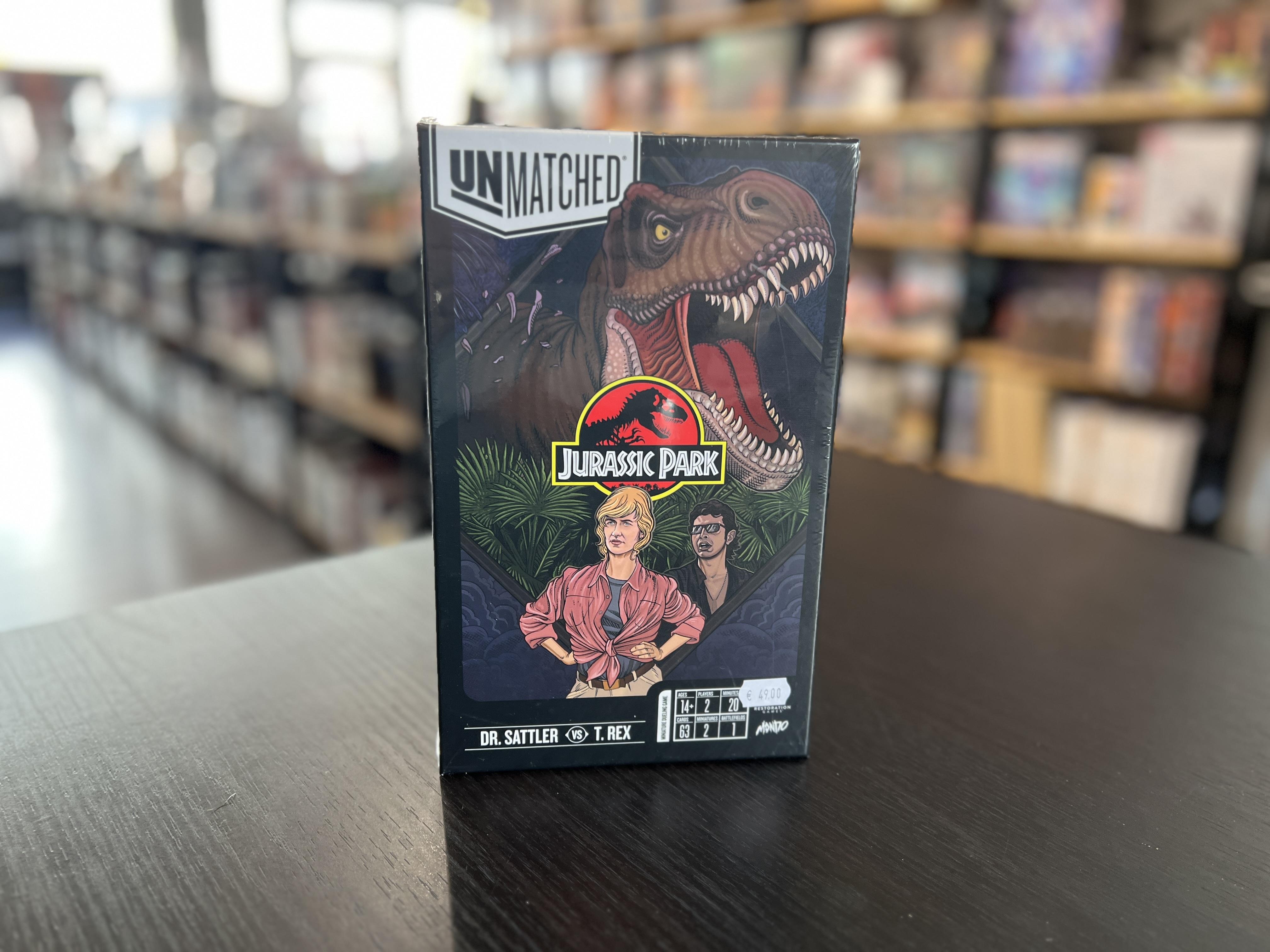 Unmatched Jurassic Park 2 Dr. Sattler vs. T-Rex