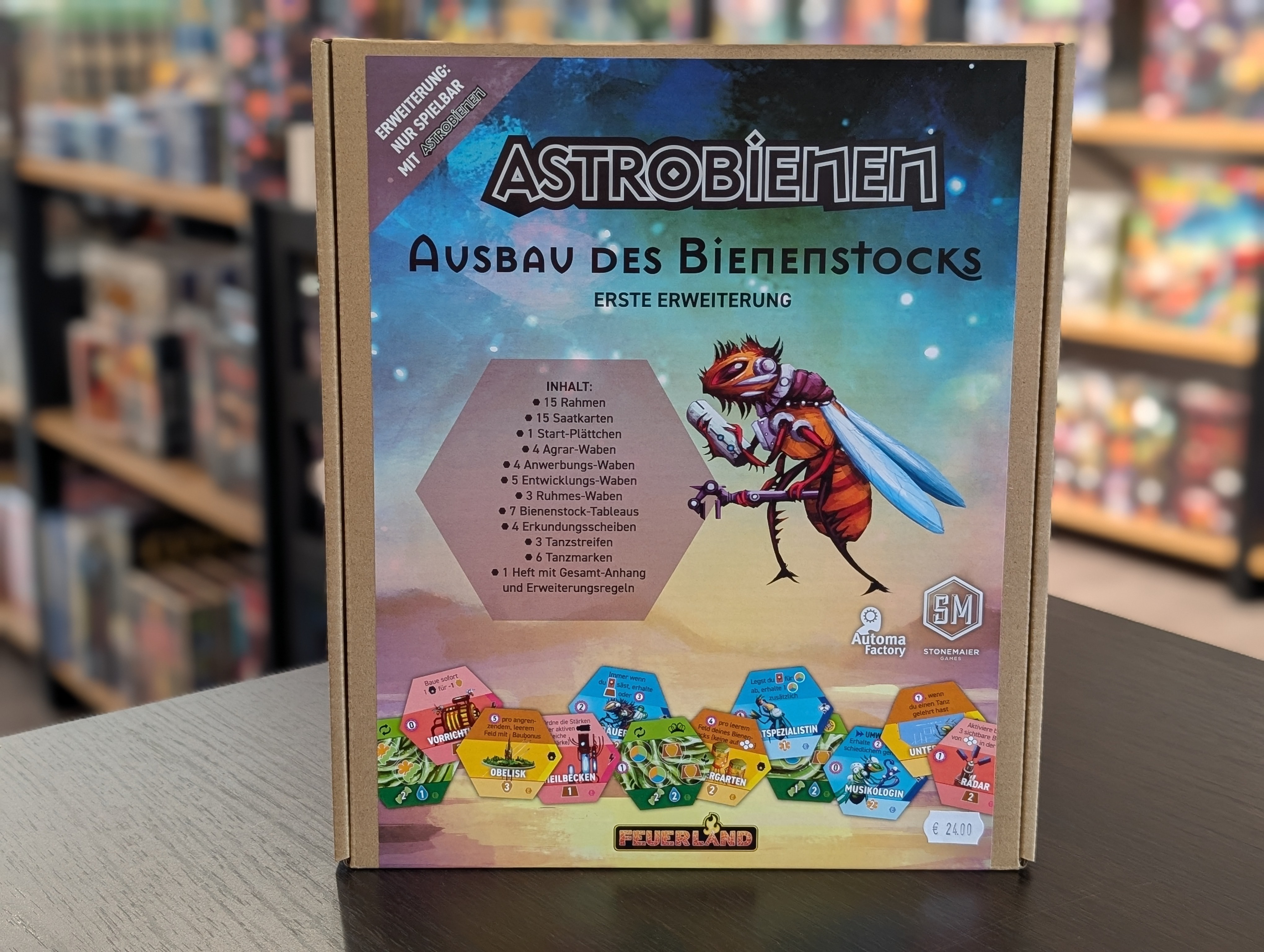 Astrobienen - Ausbau des Bienenstocks