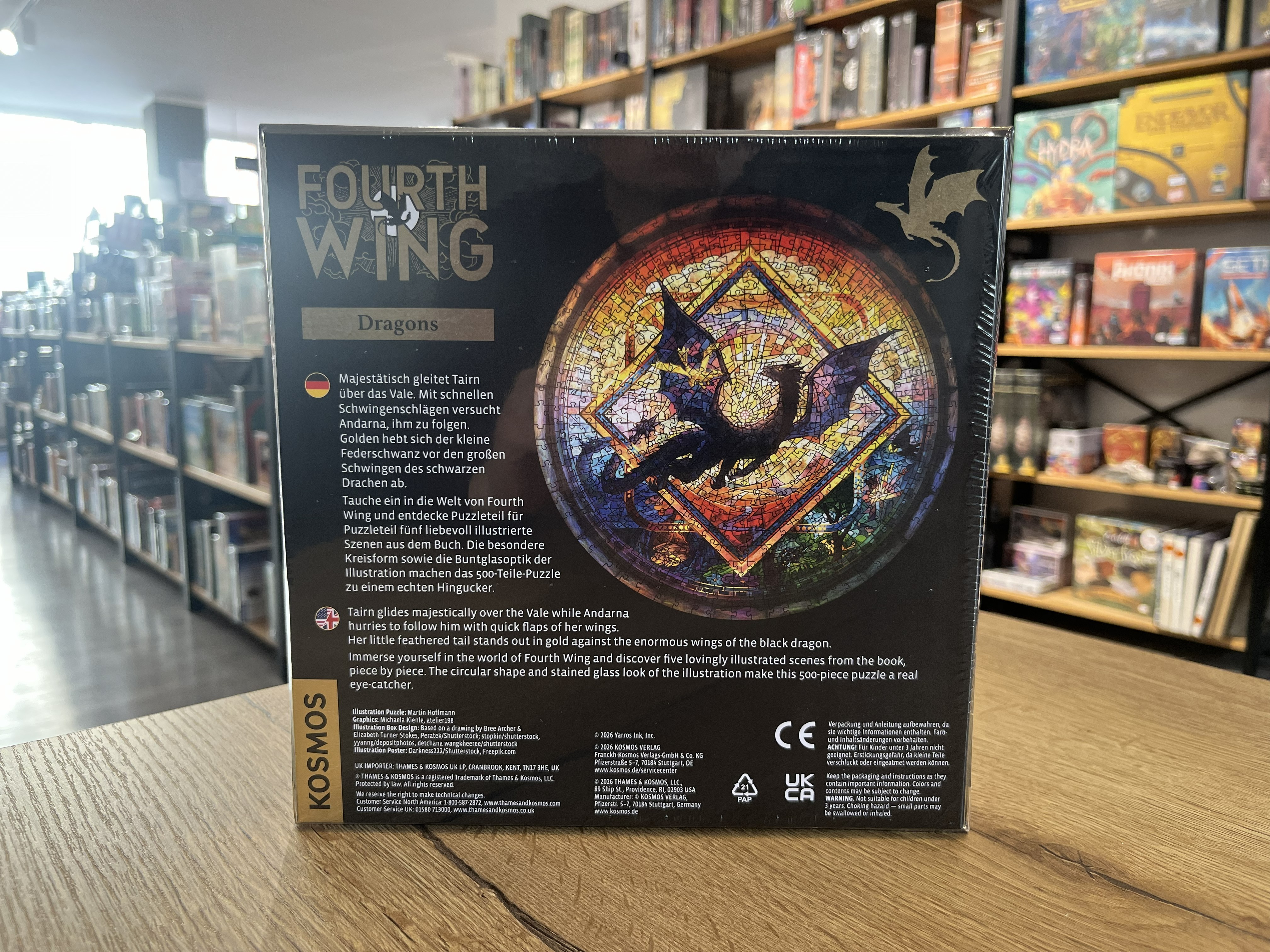 Fourth Wing Puzzle - Dragons 500 Teile